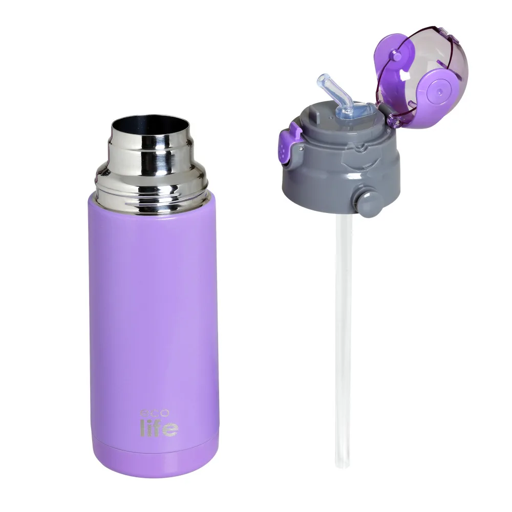 Παιδικός Θερμός Ανοξείδωτος Λιλά 400ml - Image 3
