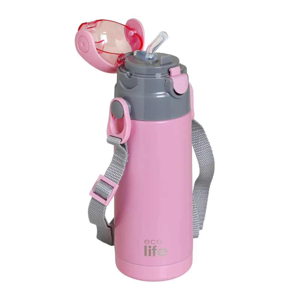 Παιδικό Παγούρι Thermos Ροζ 400ml - Image 2