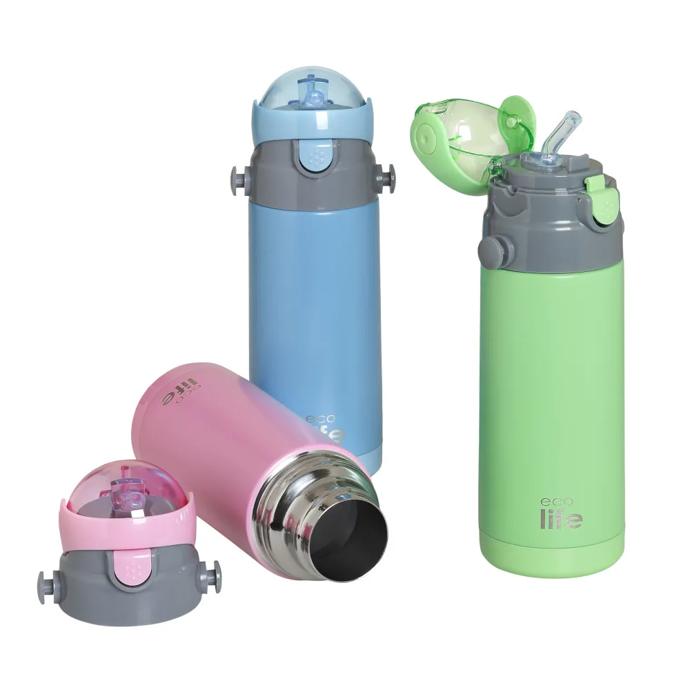 Παιδικό Παγούρι Thermos Ροζ 400ml - Image 4